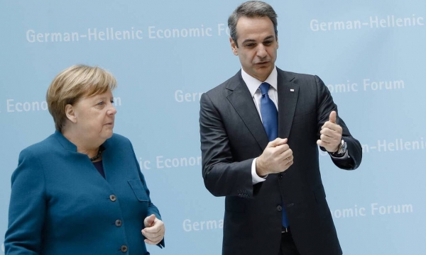 Τηλεφωνική επικοινωνία Μητσοτάκη - Μέρκελ