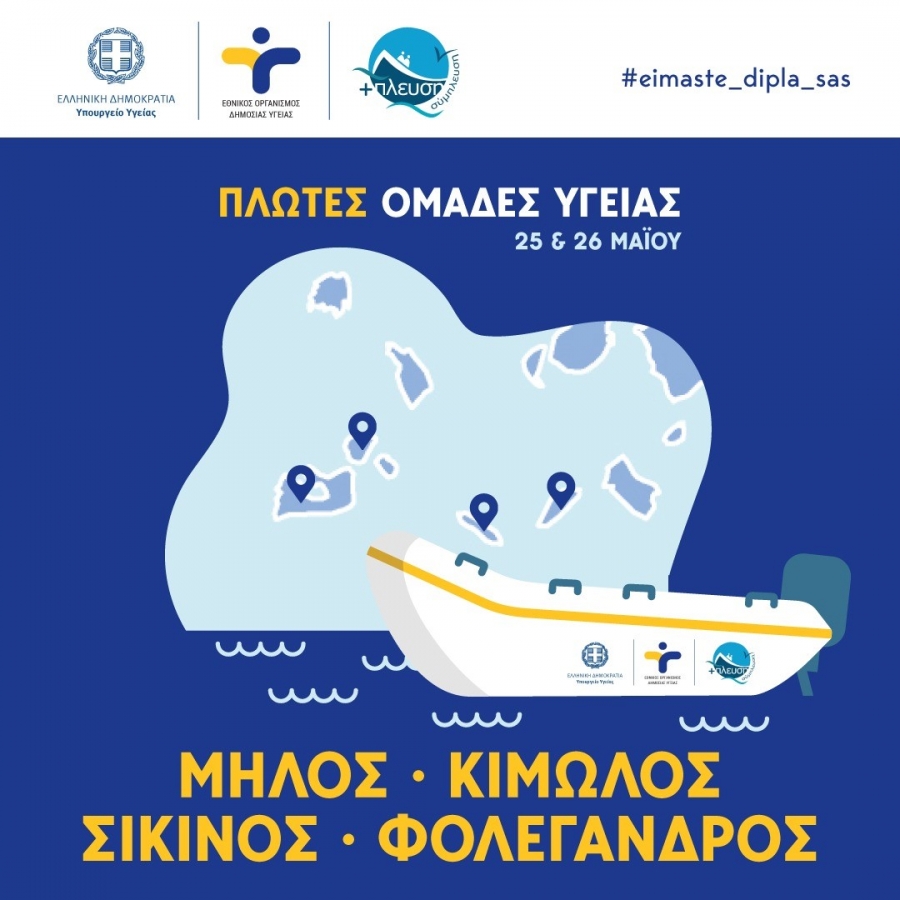 Κορονοϊός: Πλωτές ομάδες του ΕΟΔΥ για διαγνωστικά τεστ COVID-19 στα νησιά